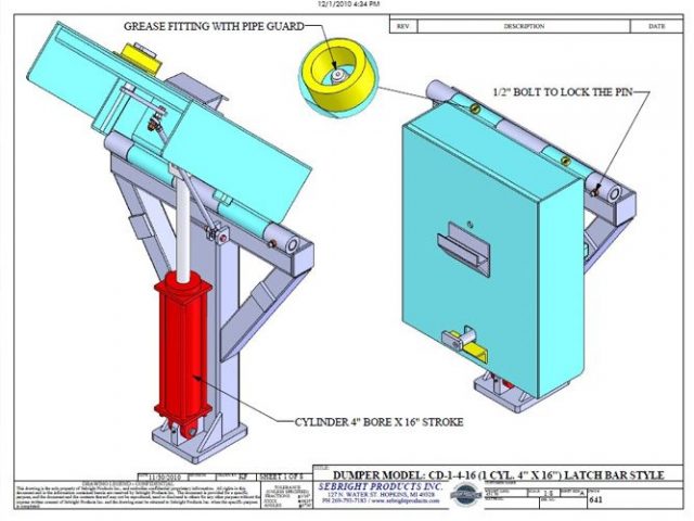 Hydraulic Cart Dumpers/Tippers - Sebright Products Inc