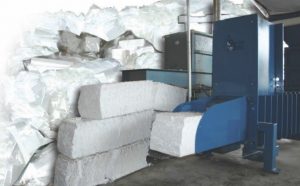 EPS foam cold pressing styrofoam densifier